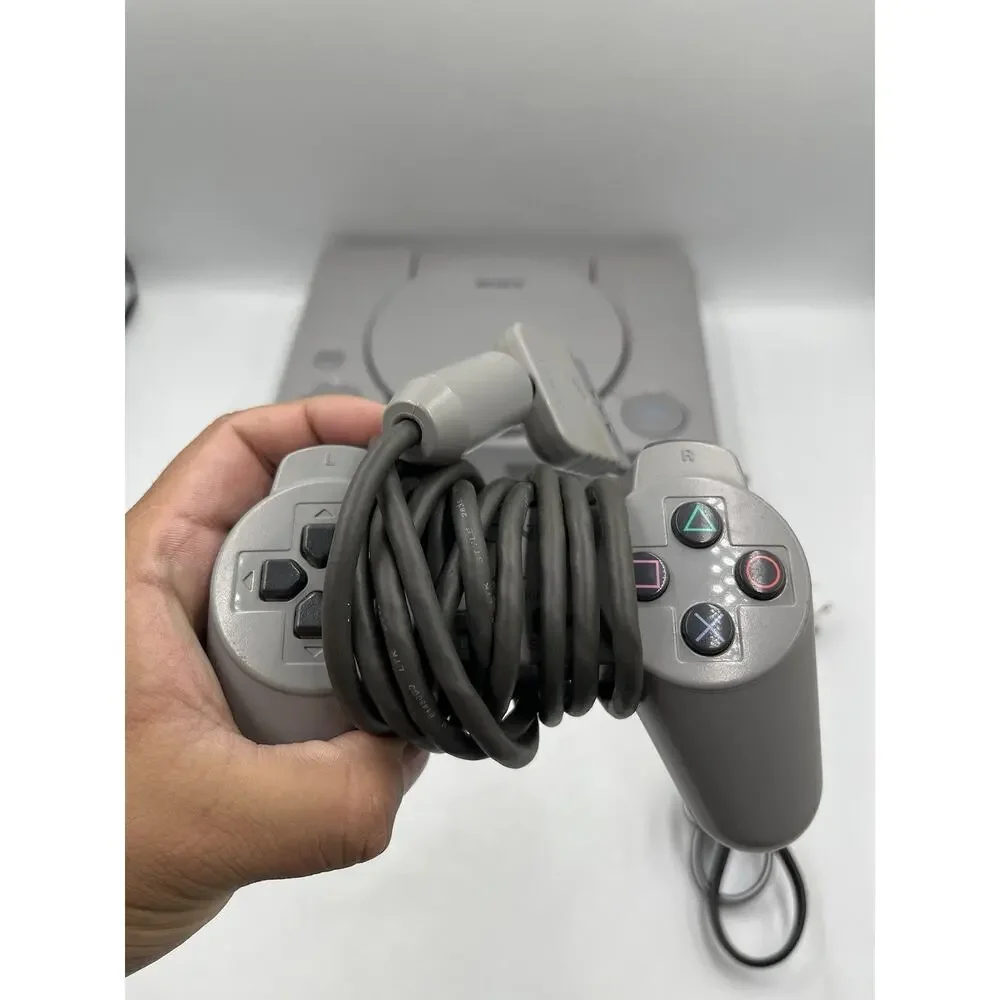Sony PlayStation 1 Console + Original Controller & Cords - Tested Great